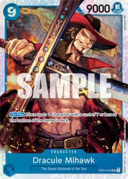 Dracule Mihawk (OP01-070) (V.1) - Romance Dawn (Super Rare) [070]