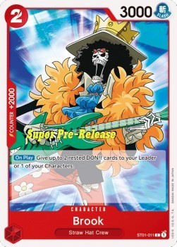 Brook (ST01-011) (V.2) - Starter Deck: Straw Hat Crew (Common) [ST01-011]