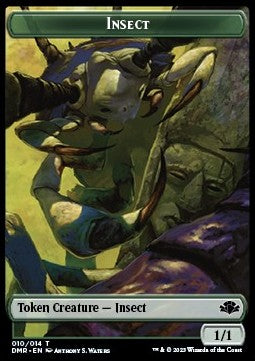 Insect Token (Green 1/1) - Dominaria Remastered: Extras (Token) [T 10]