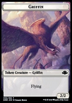 Griffin Token (White 2/2) - Dominaria Remastered: Extras (Token) [T 2]