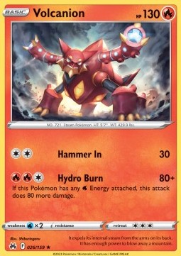 Volcanion - Crown Zenith (Holo Rare) [CRZ-026]