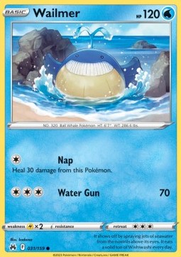 Wailmer - Crown Zenith (Common) [031]