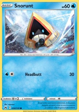 Snorunt - Crown Zenith (Common) [034]