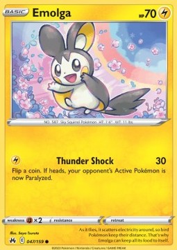 Emolga - Crown Zenith (Common) [047]