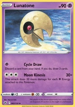 Lunatone - Crown Zenith (Uncommon) [062]