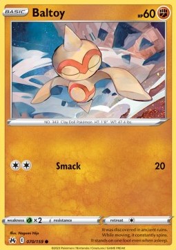 Baltoy - Crown Zenith (Common) [070]