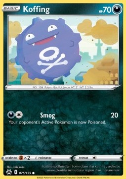 Koffing - Crown Zenith (Common) [075]