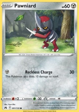 Pawniard - Crown Zenith (Common) [091]