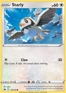 Starly - Crown Zenith (Common) [110]