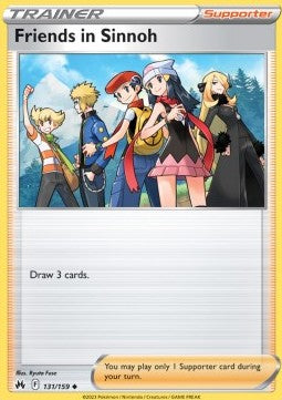 Friends in Sinnoh - Crown Zenith (Uncommon) [131]