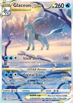Glaceon VSTAR - Crown Zenith (Ultra Rare) [CRZ-GG40]