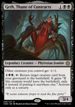 Geth, Thane of Contracts - Phyrexia: All Will Be One (Rare) [95]