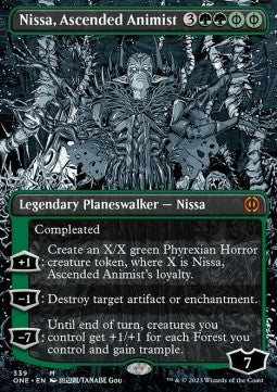 Nissa, Ascended Animist (V.2) - Phyrexia: All Will Be One: Extras (Mythic) [339]
