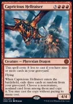 Capricious Hellraiser - Phyrexia: All Will Be One (Mythic) [125]