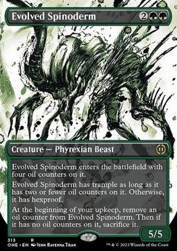 Evolved Spinoderm (V.1) - Phyrexia: All Will Be One: Extras (Rare) [313]