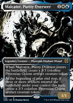 Malcator, Purity Overseer (V.1) - Phyrexia: All Will Be One: Extras (Rare) [320]