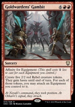 Goldwardens' Gambit - Commander: Phyrexia: All Will Be One (Rare) [13]