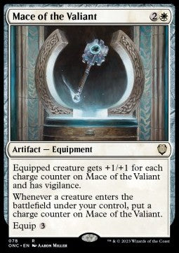 Mace of the Valiant - Commander: Phyrexia: All Will Be One (Rare) [78]