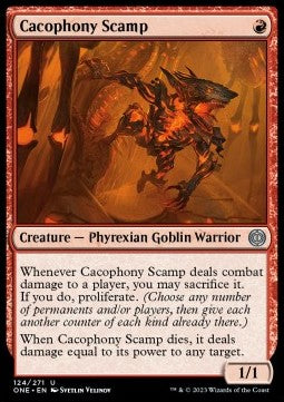 Cacophony Scamp - Phyrexia: All Will Be One (Uncommon) [124]