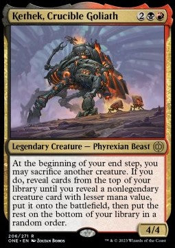 Kethek, Crucible Goliath - Phyrexia: All Will Be One (Rare) [ONE-206]