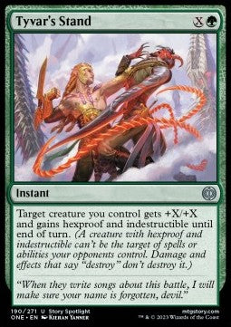 Tyvar's Stand - Phyrexia: All Will Be One (Uncommon) [190]