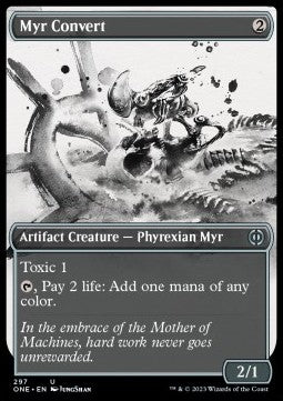 Myr Convert (V.1) - Phyrexia: All Will Be One: Extras (Uncommon) [297]