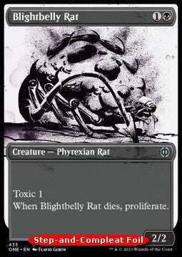 Blightbelly Rat (V.2) - Phyrexia: All Will Be One: Extras (Uncommon) [435]