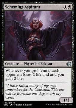 Scheming Aspirant - Phyrexia: All Will Be One (Uncommon) [107]