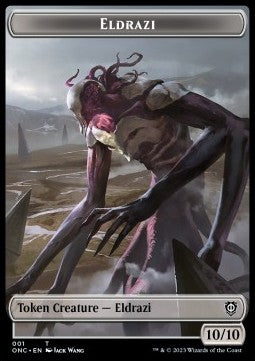Eldrazi Token (C 1/1) // Soldier Token (RW 1/1) - Commander: Phyrexia: All Will Be One: Extras (Token) [T 1/17]