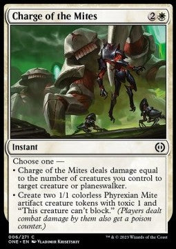 Charge of the Mites - Phyrexia: All Will Be One (Common) [6]