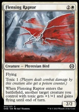 Flensing Raptor - Phyrexia: All Will Be One (Common) [12]