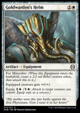 Goldwarden's Helm - Phyrexia: All Will Be One (Common) [13]