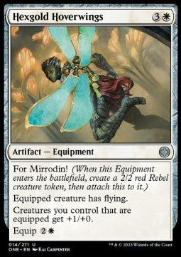 Hexgold Hoverwings - Phyrexia: All Will Be One (Uncommon) [14]