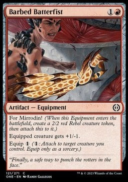 Barbed Batterfist - Phyrexia: All Will Be One (Common) [121]