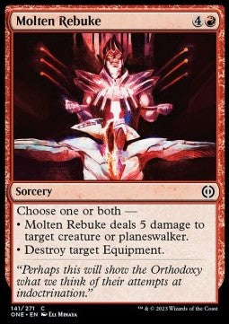 Molten Rebuke - Phyrexia: All Will Be One (Common) [141]