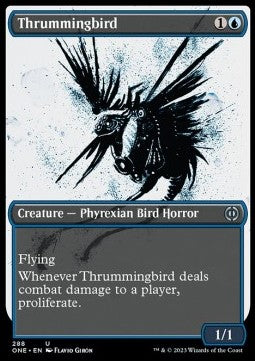 Thrummingbird (V.1) - Phyrexia: All Will Be One: Extras (Uncommon) [288]