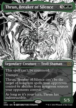 Thrun, Breaker of Silence (V.1) - Phyrexia: All Will Be One: Extras (Rare) [331]