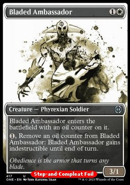 Bladed Ambassador (V.2) - Phyrexia: All Will Be One: Extras (Uncommon) [417]
