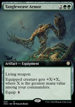 Tangleweave Armor - Commander: Phyrexia: All Will Be One: Extras (Rare) [36]