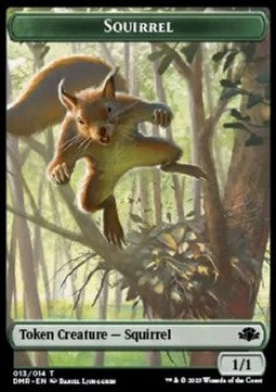 Squirrel Token (G 1/1) // Elephant Token (G 3/3) - Dominaria Remastered: Extras (Token) [XDMR-T 13/9]