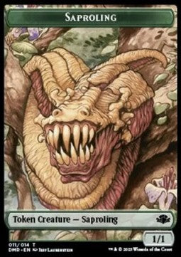 Saproling Token (G 1/1) // Goblin Token (R 1/1) - Dominaria Remastered: Extras (Token) [XDMR-T 11/7]