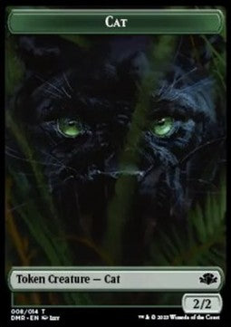Cat Token (G 2/2) // Insect Token (G 1/1) - Dominaria Remastered: Extras (Token) [XDMR-T 8/10]