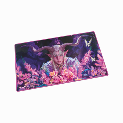 Ultimate Guard Playmat Lorwyns Finsternis mit Elfen-Artwork in Lila und Pink, Magic Spielmatte