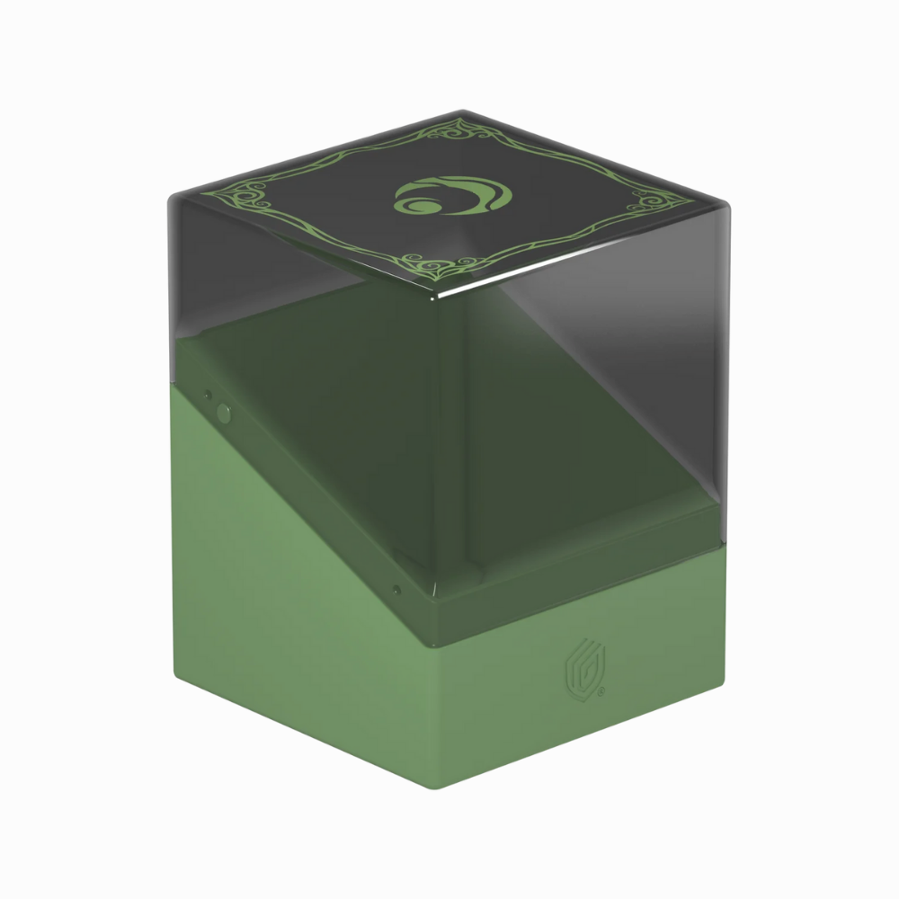 Ultimate Guard Deck Box Boulder 100+ aus Lorwyns Finsternis in Grün und Schwarz, stabile Deckbox für Magic