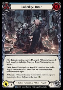 Unhallowed Rites (Blue) (Regular) - History Pack 2 - Black Label (Rare) [251]