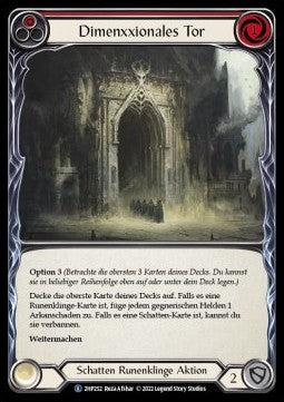 Dimenxxional Gateway (Red) (Regular) - History Pack 2 - Black Label (Rare) [252]