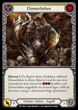 Thunder Quake (Yellow) (Regular) - History Pack 2 - Black Label (Rare) [321]