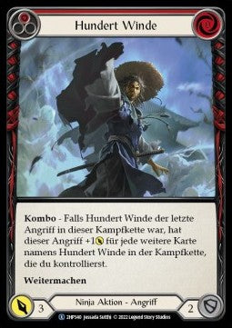 Hundred Winds (Red) (Regular) - History Pack 2 - Black Label (Rare) [340]