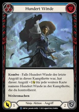 Hundred Winds (Blue) (Regular) - History Pack 2 - Black Label (Rare) [342]