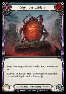 Sigil of Suffering (Blue) (Regular) - History Pack 2 - Black Label (Rare) [421]